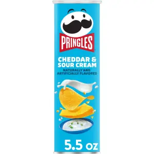 Pringles Potato Crisps Chips, Cheddar and Sour Cream, 5.5 oz