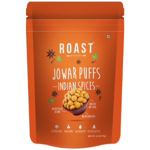 Roast Foods Jowar Puffs - Indian Spices (70 Gm)