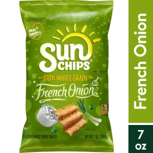 SunChips French Onion Flavored Whole Grain Snacks 7 oz Bag