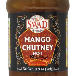 Swad Mango Chutney Hot 12 OZ