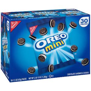 Nabisco Mini Oreo Chocolate Sandwich Cookies (1.5 Oz. Ea., 30 Pk.)