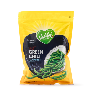 Vadilal Frozen Green Chilli Hot - 312 GM