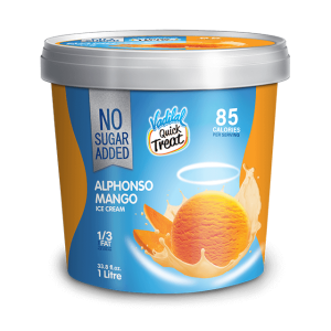 Vadilal Mango Ice Cream (NO SUGAR ADDED - 1 LTR)