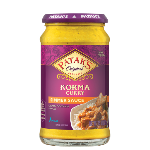 Patak'S Korma Curry Simmer Sauce (MILD) - 10 OZ