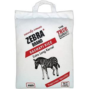 Zebra Extra Long Kernel Basmati Rice 10 LB