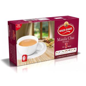 Wagh Bakri Masala Chai Tea Bag (100 Bags) 200 Gm