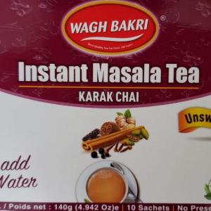 Waghbakri Instant Tea Masala Unsweetened (4.94 OZ - 10 Sachets)