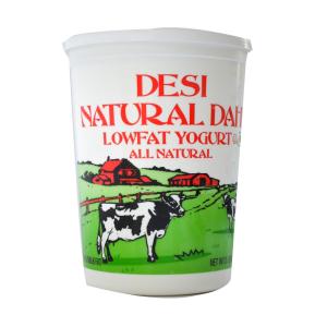 Desi Natural Dahi Lowfat Yogurt 4 LB New