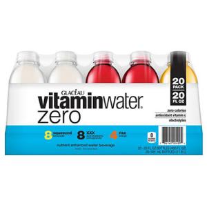 Glaceau Vitaminwater Zero, Variety Pack (20 Oz., 20 Pk.)