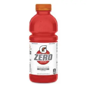 Gatorade G Zero Sugar Fruit Punch Thirst Quencher Sports Drink 20 oz, 8 Pack Bottles