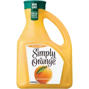 Simply Orange Pulp Free Orange Juice, 89 fl oz