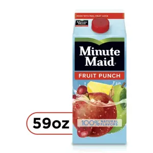 Minute Maid Fruit Punch, Made With Real Fruit Juice, 59 fl oz