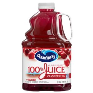 Ocean Spray 100% Juice,Cranberry, 101.4 Fl. Oz