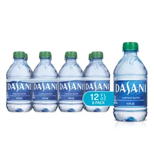 DASANI Purified Water Bottles Enhanced with Minerals, 12 fl oz, 8 Pack