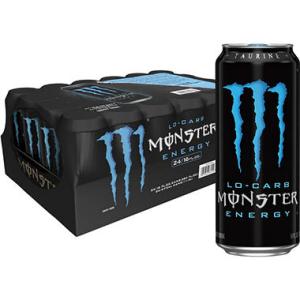 Monster Lo Carb Energy Drink (16 Oz. Cans, 24 Ct.)