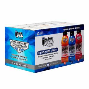 Ixl Electrolytes And Amino Acids Variety Pack (16.9 Oz. Bottles, 15 Ct.)