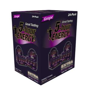 5-hour Energy Shot, Extra Strength Grape (1.93 Oz. Ea., 24 Pk.)