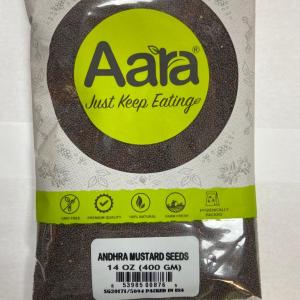 Aara Andhra Mustard Seeds 14 Oz