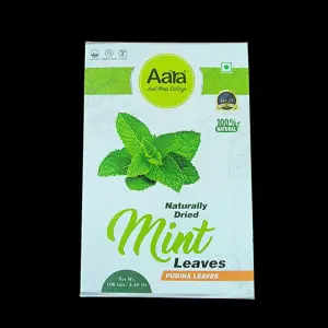 Aara Dried Mint (Pudina) Leaves (100 GM - 3.5 OZ)